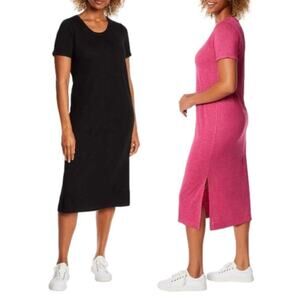Jessica Simpson Women's Midi Casual Dresses Black Pink 2X NWT 2 Dresses!
